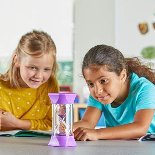 Learning Resources 93069 Jumbo Sand Timer (10-Minute), Purple