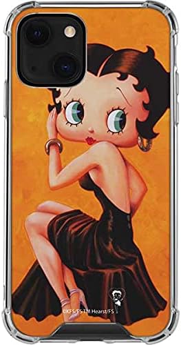 Skinit Clear Phone Case Compatible with iPhone 13 Mini - Officially Licensed Betty Boop Little Black Dress Design