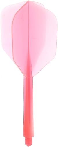 Miniatura 4 de 3 piezas de eje y vuelos, ABS integrado dardos transparentes Eje y vuelo Combo Vuelos estándar Anti Break (rojo) Ocio Deportes