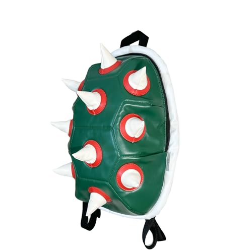 Bowsette Koopa Backpack Super Crown Cool White Spiked Shell