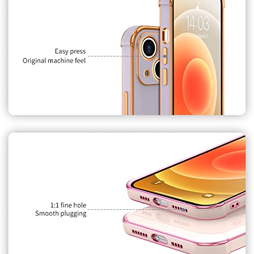 Coque iPhone 8 antichoc finition placage brillant couleur violette