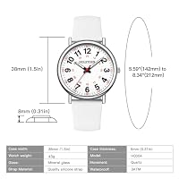 HOLSTOUR Nurse Watch, White Silicone Band — image 4