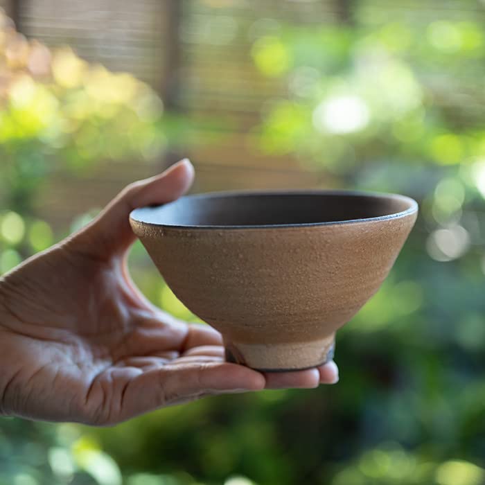 Amazon | 和食器 焼締ごはん茶碗 作家「多屋嘉郎」 | 多屋嘉郎 | 飯碗