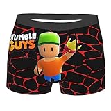 Oudrspo Stumble for Guys Boxershorts für Jungen – Hängemattenunterwäsche mit Balltasche und Stütztasche für Herren Large