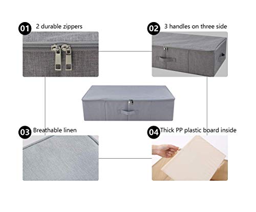Boîtes de rangement pliables rigides anti-poussière pour protéger vos vêtements - 5