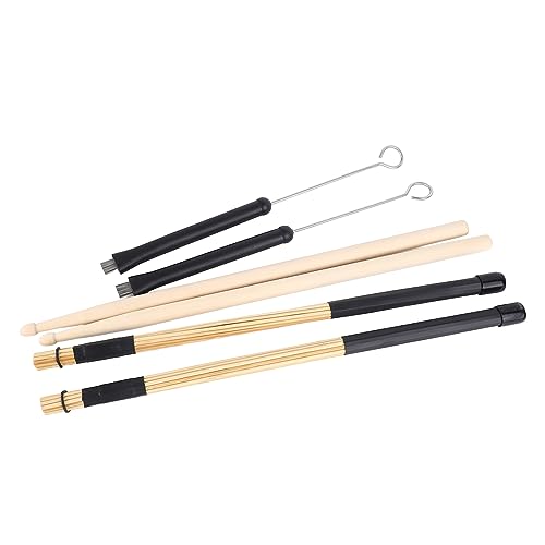Set de Baquetas y Brochas para Batería de Madera miniatura 6