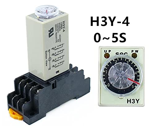 Relais temporisé DPDT H3Y-4 AC110V mini temporisateur 14 broches AMSH - 2