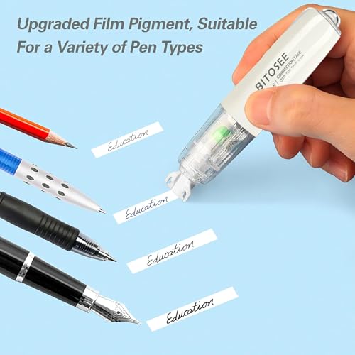 BITOSEE Refillable Retractable Quick Dry White Correction Tape by BITOSEE - Used condition - Image 6
