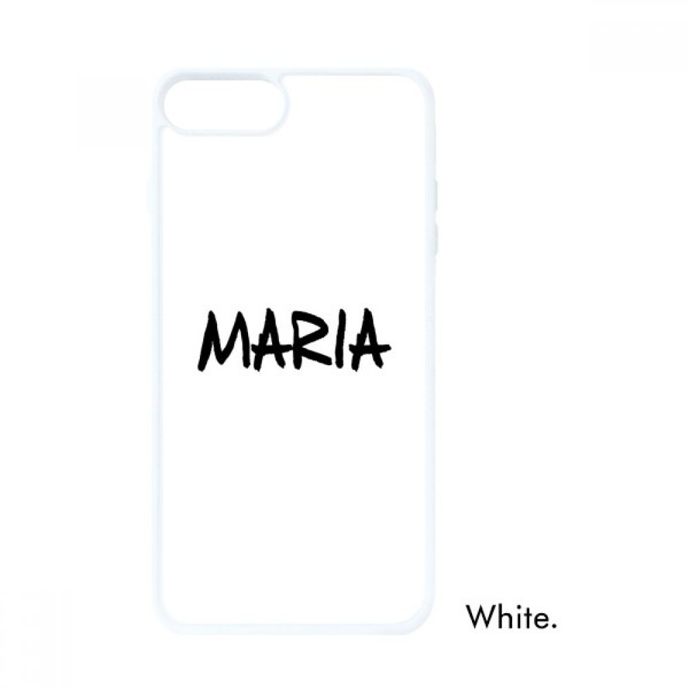 Coque iPhone SE 2 Motif Maria Blanc évite rayures arrière - 4
