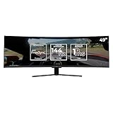 Monitor Gamer Pichau Cepheus VPRO49 Ultra, 49 Pol. VA, DFHD, 1ms, 144Hz, FreeSync, PG-CFV49U-BL01