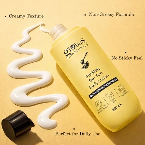 Image of Globus Naturals Detan Body Care Combo for Summer | Body Wash + Body Lotion + Loofah | Tan Removal, Deep Hydration & Fresh Glow | For Men & Women | All Skin Types