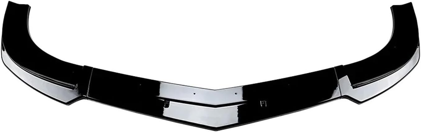 Car Front Spoiler Bumper Lip For Benz C-Class C63 For AMG W204 2007-2014 Front Bumper Lip Diffuser Spoiler Car Body Kit Tuning Gloss Black(07-10 Gloss Black)