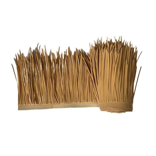 Image of Artificial Thatch Roofing Synthetic Thatch Grass Roof for Bar Garden Outdoor 100cmx50cm Style A