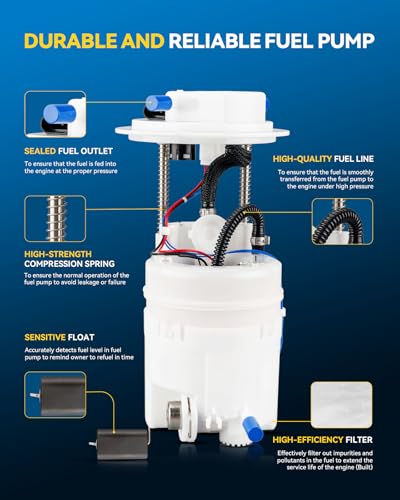 Image of PHILTOP Electric Fuel Pump Assembly FG1272 Fit for Hyundai Santa Fe