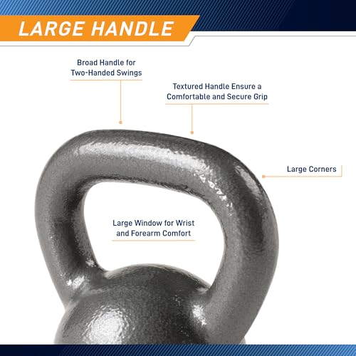 Marcy Hammertone Kettle Bells - 10 to 55 lbs. HKB Workout Weights - Image 4