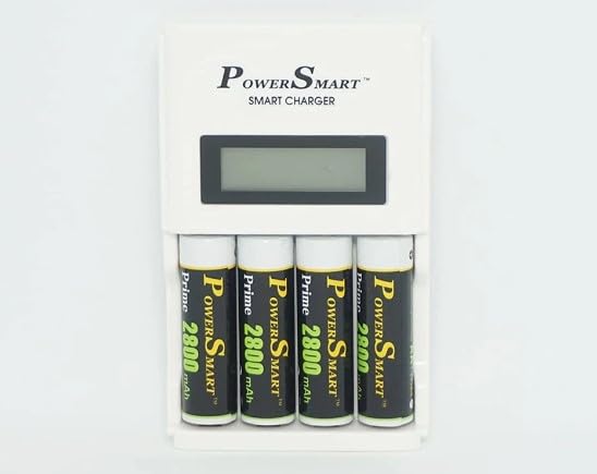 Power Smart PS 451 Smart LCD Charger AA-AAA NiCd-NiMH LCD Fast Auto Cut Off Charger with 2800 mAh 4 AA Cells Ready to Use Rechargeable Battery-image-14