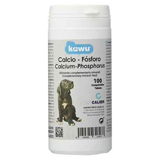 Calier Kawu Envase con 100 Comprimidos de Calcio Fosforo