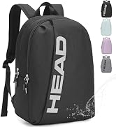 HEAD Waterproof Sports Gym Backpack for Women & Men, Large Casual Daypack Travel Backpacks for Co...