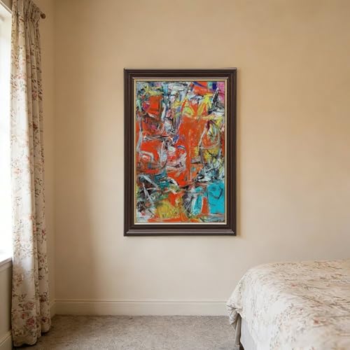 Affiche Willem De Kooning - Impression Toile Art Mural 20x30 cm