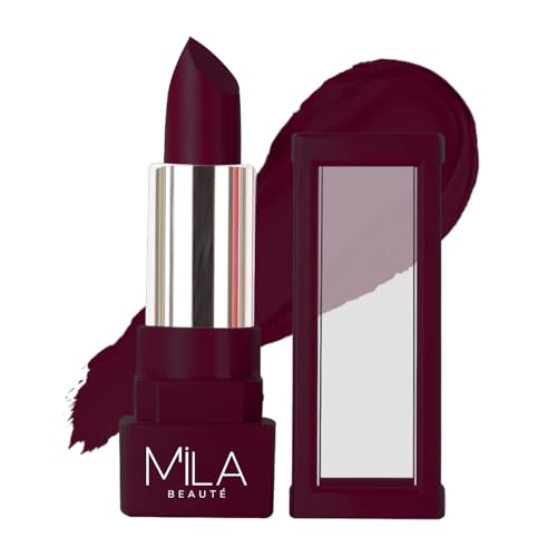 Image of MILA BEAUTE Matte Lipstick | Highly Pigmented & Lightweight Formula | Matte Finish | Gives Full Coverage | Shade -