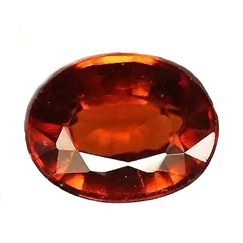 Hessonite 3,8 carats et 4,25 Ratti, pierre précieuse naturelle Gomed