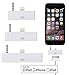 Certified Winky(TM) 3 Pack Premier Series Lightning to 30-Pin Adapter with Audio Connector Converter for iPhone 6,6S Plus 5.5", iPhone 6,6S 4.7", iPhone 5, 5S (White) - Lifetime Guarantee!
