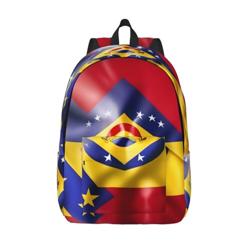 Sac à dos femme imprimé Venezuela pour ordinateur et voyage