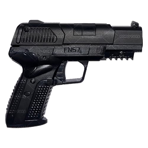 Image of Popo Toys PUBG HK - MP7 SMG Airsoft Toy Gun | Half - Alloy Die Cast |25 Soft BB Rubber Bullets + 50 6mm BB Bullets | Best Gift for Boys /Girls /Kids |