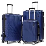 M Camel Mountain Luggage Sets 3 Piece Lightweight Durable Expandable Hard Shell Suitcase Set with TS