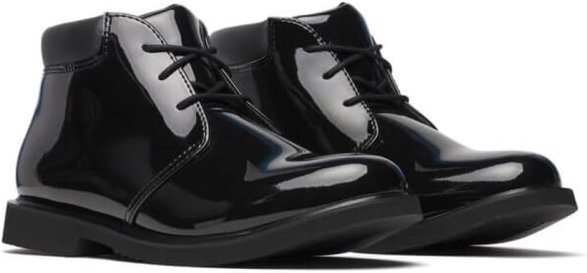 Thorogood Uniform Classics Poromeric Chukka Dress Boots for Men and Women - Ultra-Lightweight with High-Shine Upper and Slip-Resistant Non-Marking Blown Rubber Outsole