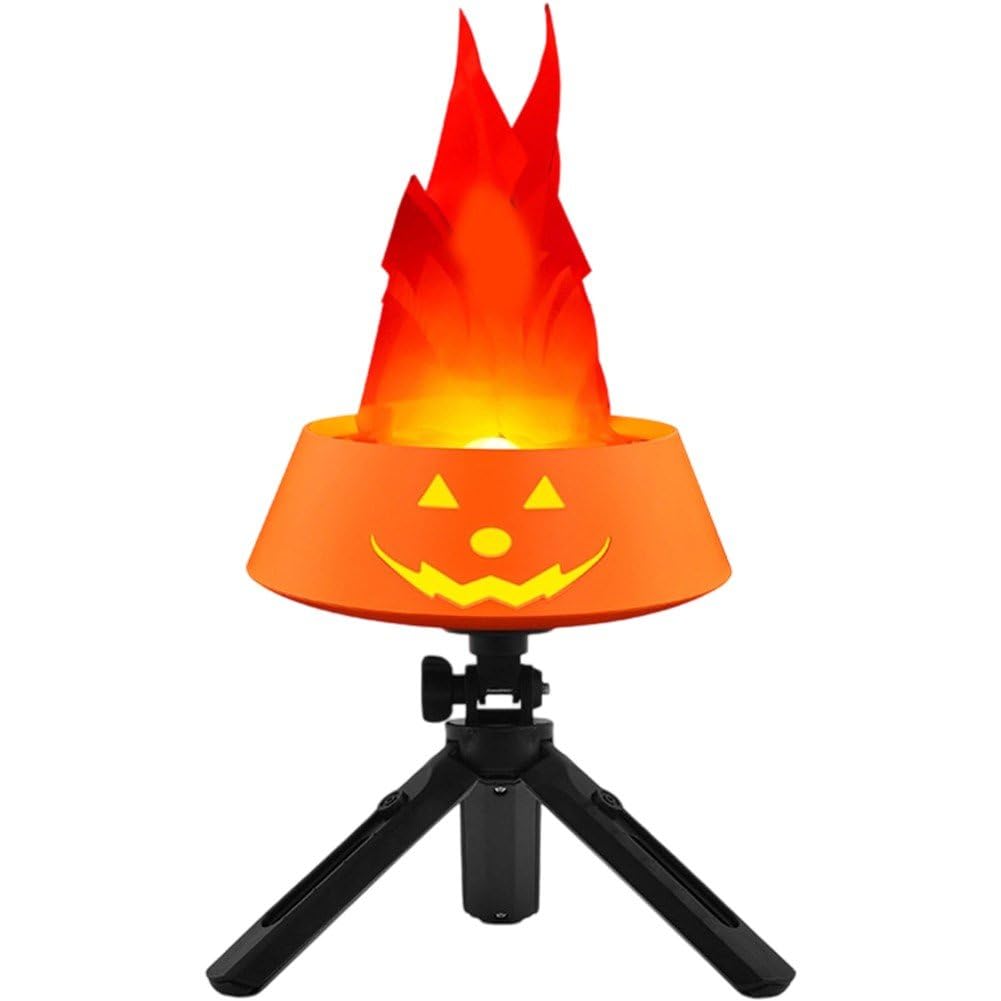 Lampe de table feu de camp Dianzan pour une décoration magique d'Halloween et Noël