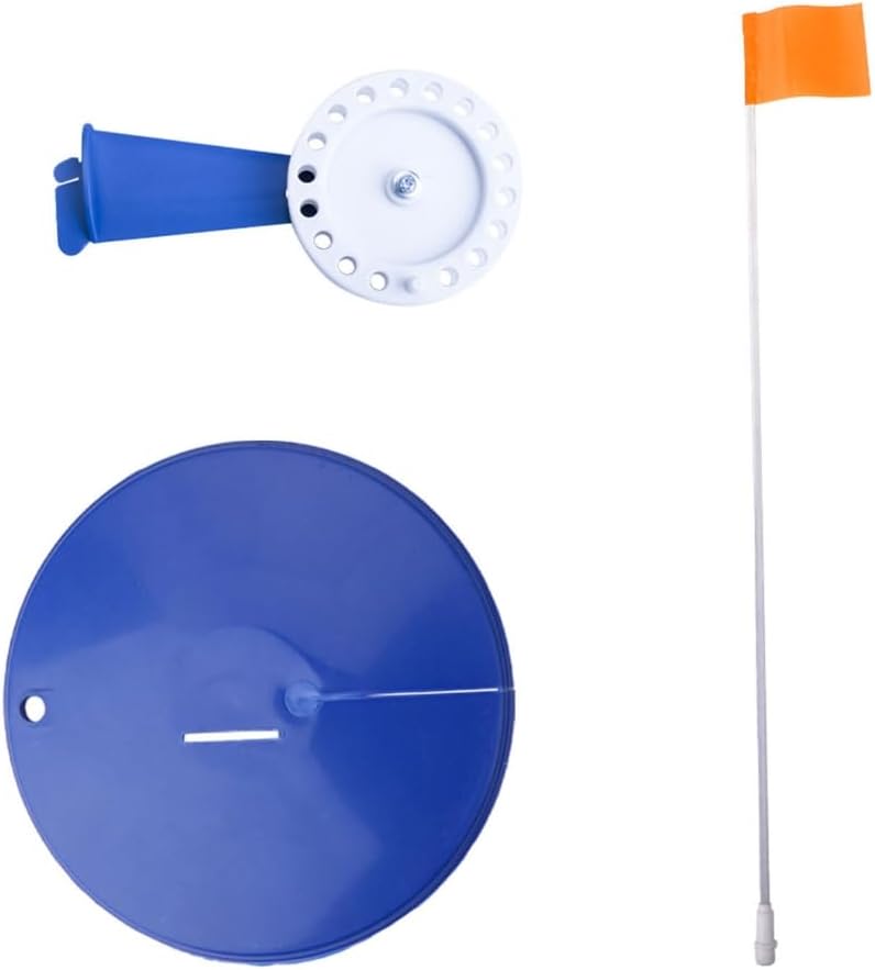 6Pcs Ice Fishing Tip Ups Winter Fishing Flags with Storage Bag Set for Efficient Ice Angling Ice Fishing Tip Up Flags