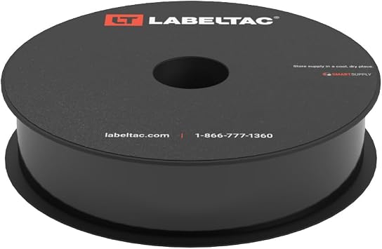 LabelTac LT4/LTPX Vinyl Labeling Supply Black, 1in x 150ft