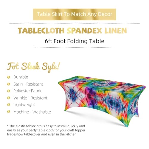 Nappe de table extensible pour masquer une table de mariage - 6