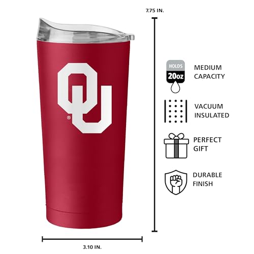 Image of FANMATS NCAA Stainless Steel 20 oz Tumbler - Powder-Coated Finish | Team Color | 20 Fluid Ounces