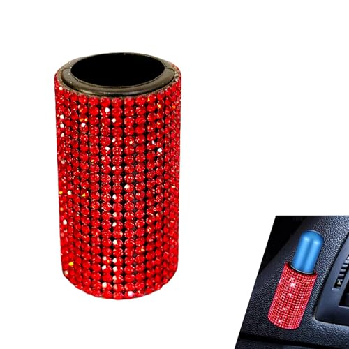 Fiknonk 2 PCS Chapstick Holder for Car, Sparkling Rhinestone Lip