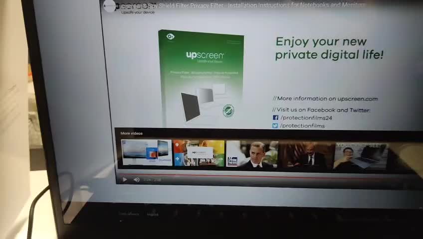 Upscreen Protection Anti-Espion Pour Lenovo ThinkPad T14 Gen 5 - Film Confidentialité Anti-Regard Et Anti-Rayures