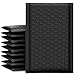UCGOU 4x8 Inches Poly Bubble Mailers Self Seal Black Padded Envelopes Waterproof Envelopes Shipping Envelopes Bags Pack of 50