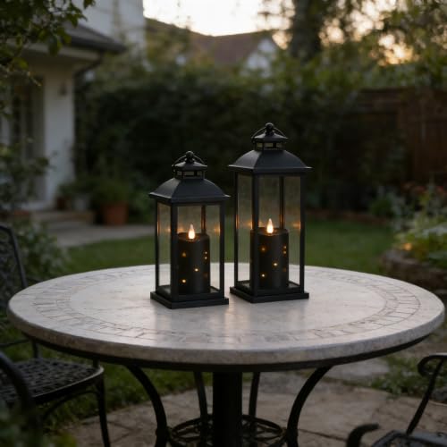 MUMCHASI 5 Packs Black Flameless Candles, Black Battery Operated LED Candles with Remote, Realistic Flickering Dancing Flame, Waterproof for Halloween Party Outdoor Garden by MUMCHASI - Image 8