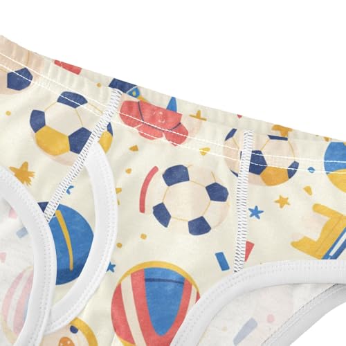 KLL Soccer Ball Toddler Boys Comfort Briefs Underwear Cute Children Panties4