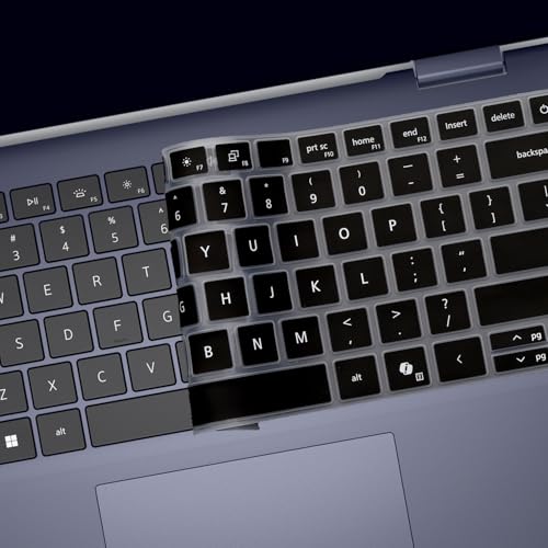 Protector de teclado para laptop Dell Inspiron 14 y 16 negro miniatura 5