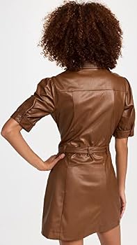 paige vegan leather dress Women's Mayslie Dress, Dark Argan, XS: Buy Online at Best Price in UAE fugacita