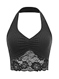 Details: Crop Tops Damen Mit Rüschen