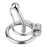 Juego de jaulas de entrenamiento para hombre de acero inoxidable 304, cómodas y transpirables, adecuadas para principiantes-ESLZ02 (238 Pequeño, Ring：40mm)