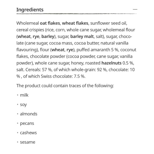 Familia Organic Crunchy Granola Cereal - Choco Amaranth 375 g