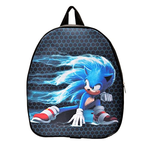 Kit Tênis De Led Infantil Menino Masculino Sonic + Chinelo + Mochila + Óculos + Relógio, Tamanho 29
