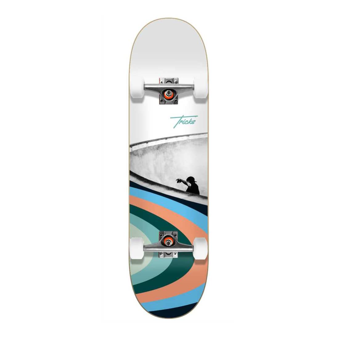 Tricks Bowl 7.87"x31.60" Complete Skateboard, Adultes, Unisexe, Multicolore (Multicolore), 7,87" x 31,60"