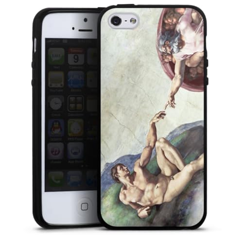 Coque iPhone 5 en silicone avec impression Michel-Ange œuvre d'art peinture