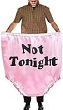 Joke Gag Gift Big Mom Undies Funny Underwear for Women, Men Halloween Christmas Bride Wedding Game (Waist 53iinch, 8X-Large, Pink)