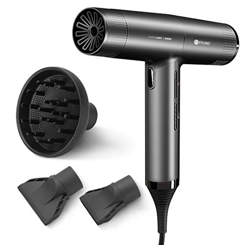Hair Dryer, Stylance 1400W professional salon hair dryer, Hair Blow Dryer Fast Drying 120000RPM Rotating speedwith 3 Heat Settings & One Cool Settings - for Home, Travel